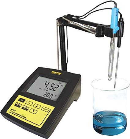 Milwaukee Instruments pH/Temperature Laboratory Bench Meter Tester MI150-US