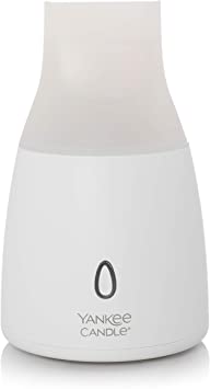 Yankee Candle Ultrasonic Essential Oil Diffuser with 10 Color Lights, for Aroma Therapy, Up to 4 Hours of Continuous Mist