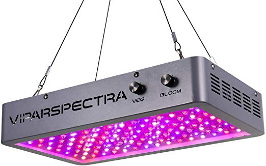 VIPARSPECTRA Newest Dimmable 1200W LED Grow Light, with Daisy Chain, Dual Chips Full Spectrum LED Grow Lamp for Hydroponic Indoor Plants Veg and Flower(10W LEDs 120Pcs)