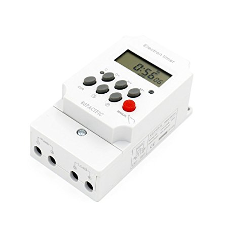 Baomain 220V Programmable Electronic Timer Switch KG316T-II