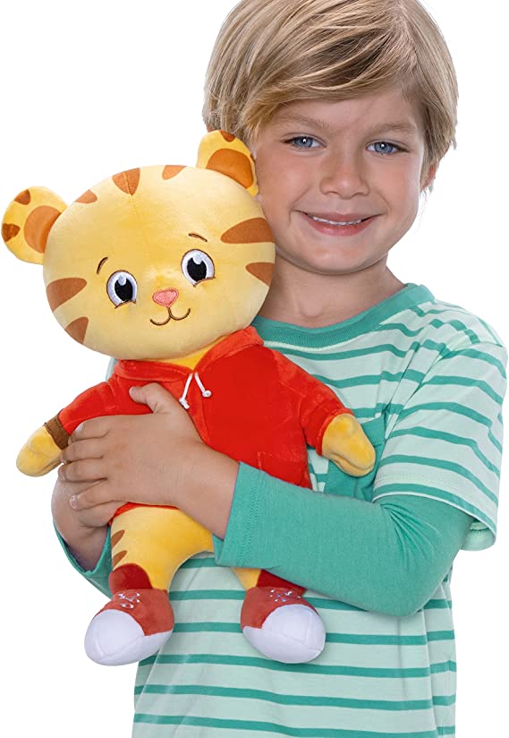 Daniel Tiger's Neighborhood Cuddle Up Daniel Tiger 10th Anniversary Plush Toy- 12 Inches Tall!