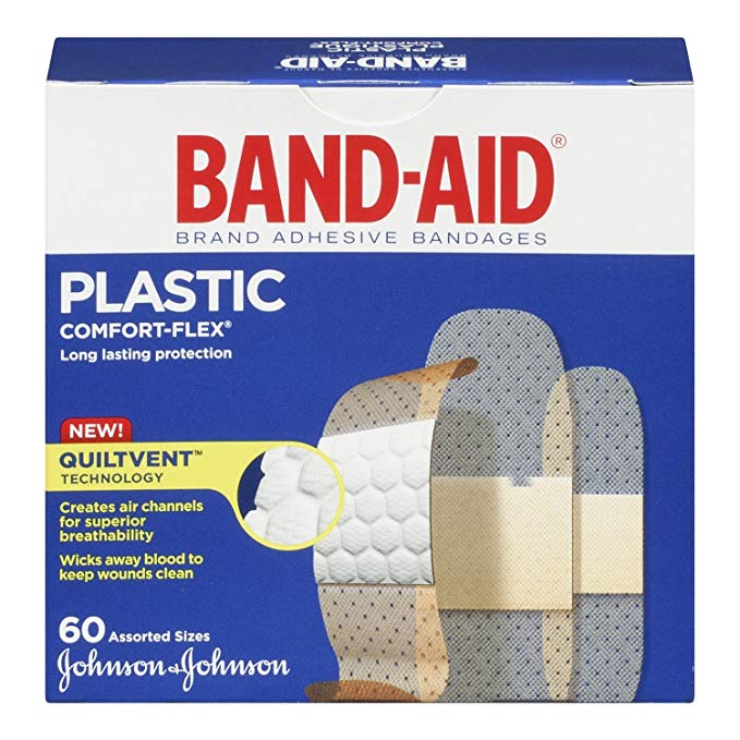 Band-Aid Comfort-Flex Assorted Strips Bandage Family Pack (Packaging May vary)
