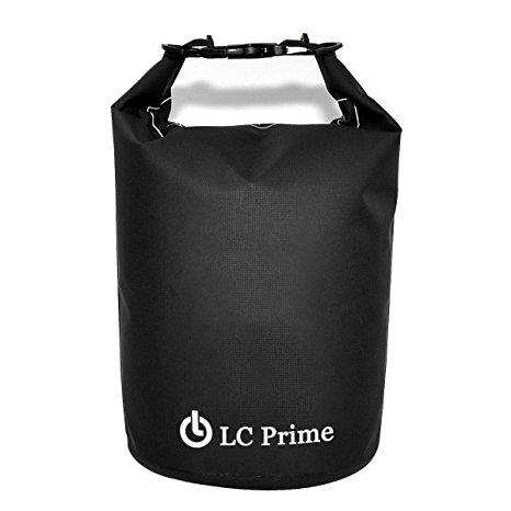 Dry Sack Roll Top Compression Sack Sac Dry Bag 5L Backpack Waterproof Watertight Sling Fanny Pack Floating Lightweight for Kayaking Boating Rafting Fishing Snowboard PVC Tarpaulin multicolored - by LC Prime®