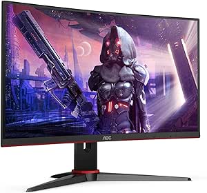 AOC - Monitors 23.6 VA 1920X1080 165HZ 1MS C24G2AE 250CDM2 2HDMI 2DP VGA MM