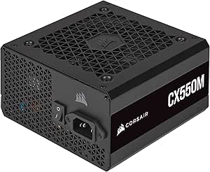 Corsair CX-M Series, CX550M, Modular Power Supply, 80 PLUS Bronze