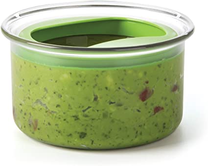 Prepworks by Progressive Fresh Guacamole ProKeeper, Keep Your Guacamole Fresh for Days, Air Tight Sealing Lid, Perfect for Serving