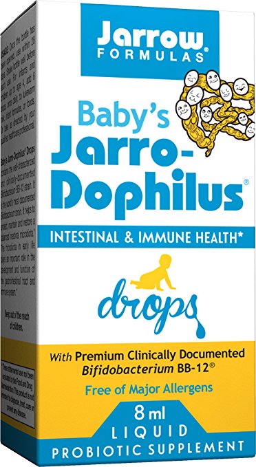 Jarrow Formulas Baby's Jarro-Dophilus Drops, Supports Intestinal & Immune Health, 8 ml,