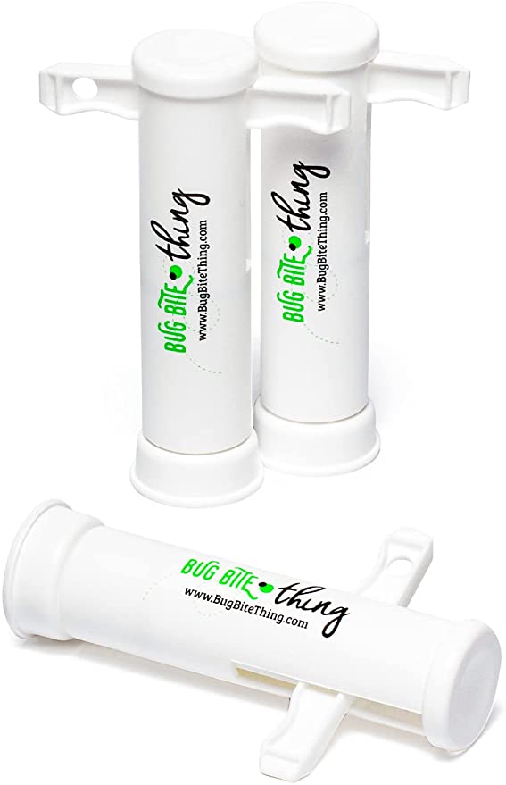 Bug Bite Thing Suction Tool, Poison Remover - Bug Bites and Bee/Wasp Stings, Natural Insect Bite Relief, Chemical Free, 3 Pack