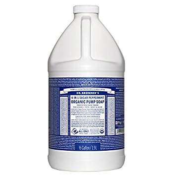 Dr. Bronner's Organic Sugar Soap - 64 oz. Refill (Peppermint)