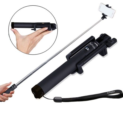 Best Selfie Stick -Bluetooth Compatible with Iphones 6 6 Plus 54 - Samsung S6S5S4 and most other Smartphone on the market today