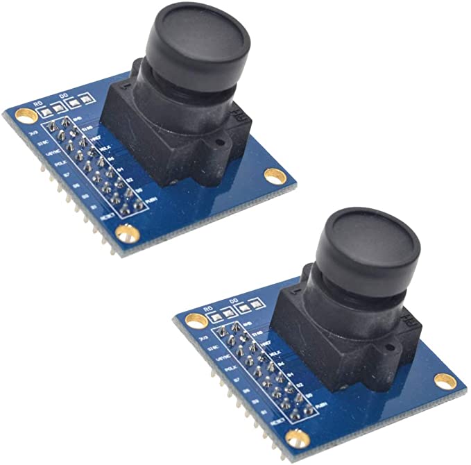 HiLetgo 2pcs OV7670 640x480 0.3Mega 300KP VGA CMOS Camera Module I2C for Arduino ARM FPGA