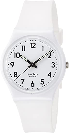 Swatch Women's Digital Quartz Watch with Silicone Bracelet – GW151O