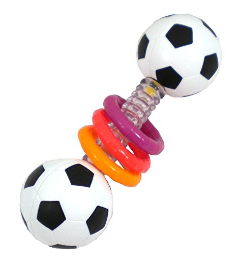 Sassy Mini Sports Rattle Developmental Toy