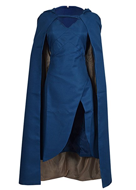 YBKJ Game of Thrones Dress Cosplay Costume Womens Top Design Cloak