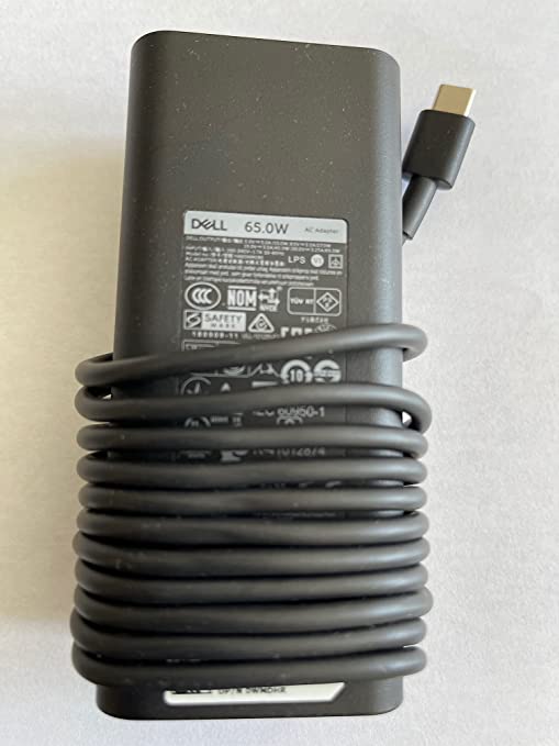 New Replacement Dell 65W Type -C AC Adapter For Dell 11 3100 2-in-1 Chromebook, Compatible with P/N: HA65NM190, 0WMDHR, WMDHR, MVPDV, 0MVPDV.