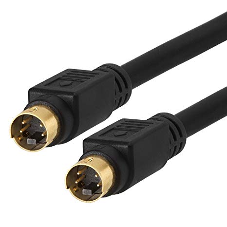 Cmple - S-Video Cable Gold-Plated (SVHS) 4-PIN SVideo Cord - 50 Feet
