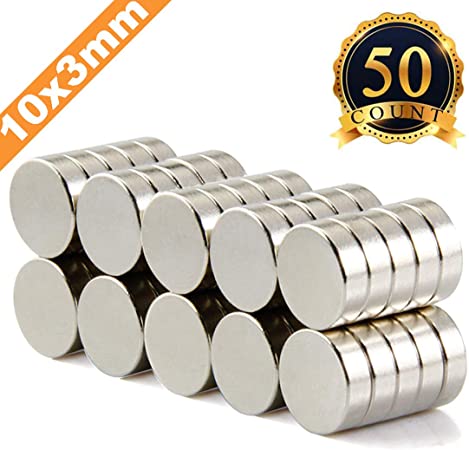 FINDMAG 50Pieces 10X3mm Premium Brushed Nickel Pawn Style Magnetic Push Pins,Fridge Magnets, Office Magnets, Dry Erase Board Magnetic pins, Whiteboard Magnets,Refrigerator Magnets