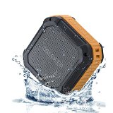 Best OutdoorampShower Bluetooth Speaker Ever Omaker M4 Portable Bluetooth 40 Speaker with 12 Hour Playtime for OutdoorsShower Orange