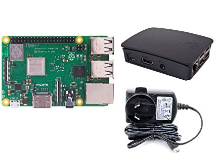 Raspberry Pi 3 Model B  Official Case   Official 5.1v 2.5a Power Supply With International Adapter Set | Starter Pack | 2018 Release
