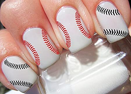Baseball Stitches Nail Decals Nail Art Designs Decals