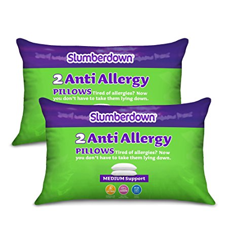 Slumberdown Anti Allergy Pillow - 4 Pack