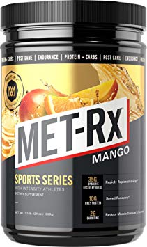 Met-Rx Sports Series Endurance Post-Workout Protein   Carbs, Mango