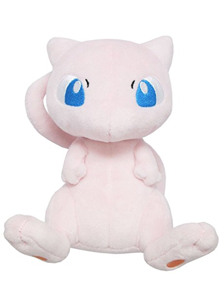 Sanei Pokemon All Star Series PP20 Mew Stuffed Plush, 6.5"
