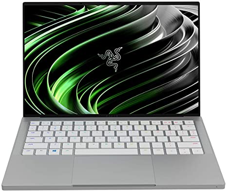 Razer Book 13 Laptop: Intel Core i7-1165G7 4 Core, Intel Iris Xe, 13.4" UHD  Touch (3840 x 2100), 16GB RAM, 512GB PCIe M.2, CNC Aluminum, Chroma RGB, Thunderbolt 4, Intel Evo Certified, Mercury White