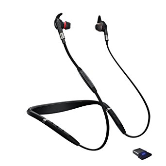 Jabra Evolve 75e UC Bluetooth Wireless In-Ear Earphones with Mic - Noise-Canceling