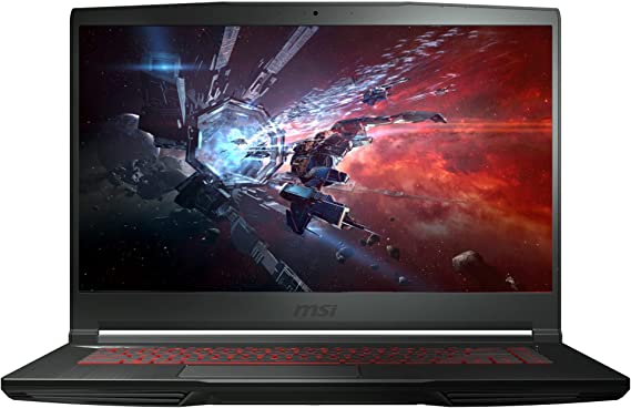 MSI Newest GF63 Thin 15.6" FHD Gaming Laptop, 10th Gen Intel Core i5-10300H up to 4.5GHz(Beat i7-7920HQ), NVIDIA GTX 1650 MaxQ, Ethernet, WiFi 6, HDMI, USB-A&C, Win10 (16GB RAM I 1TB SSD)