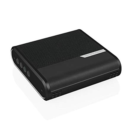 BRAVEN Bridge Bluetooth Speaker and Conferencing Device [12 Hours Playtime] 2600 mAh Power Bank - Black/Black/Black