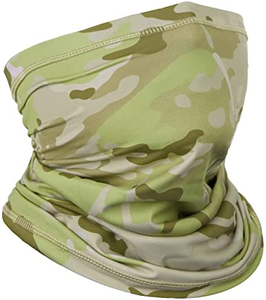 Achiou Neck Gaiter Face Scarf Mask-Dust, Sun Protection Cool Lightweight Windproof, Breathable Fishing Hiking Running Cycling