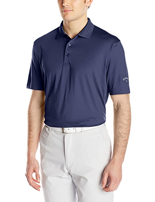 Callaway Men's Short Sleeve Opti-Dri Solid Polo Tee