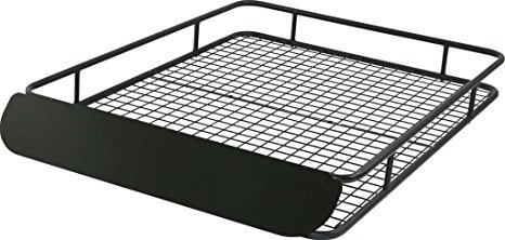 Apex RBC-6245HD Black X-Large Steel Roof Cargo Basket