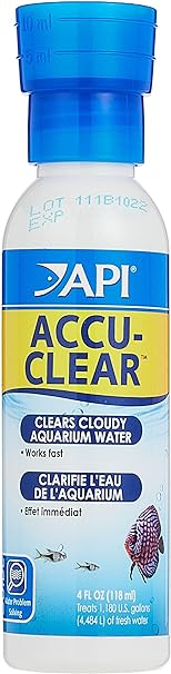 API ACCU-CLEAR Freshwater Aquarium Water Clarifier 118 ml Bottle