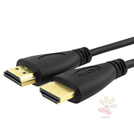 2 PACK 15 feet Ultra High Speed HDMI Cable, Version 1.3, Category 2, 1080p, Black