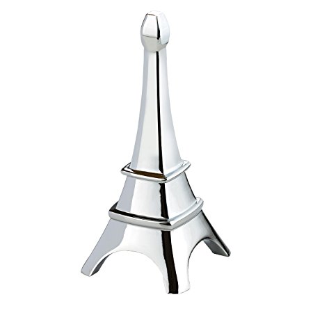 Umbra Muse Ring Holder – Eiffel Tower Design - Made of Durable Cast-Metal – Beautiful Chrome-Plated Finish – Jewelry Organizer to Hold and Display Rings & Earrings – Great Gift Idea - 3”x1.5”x1.5”