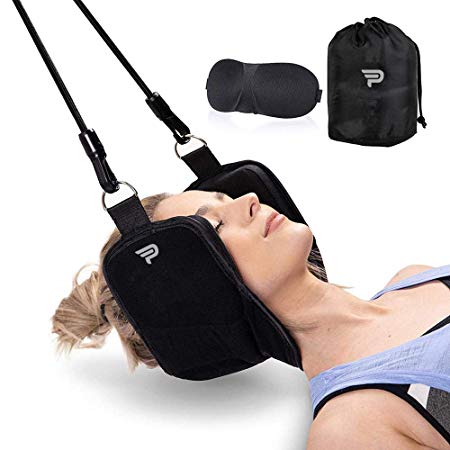 Neck/Head Hammock, Cervical Traction & Relaxation Sling, for Stress & Pain Relief - Portable Cervical Traction Set by PrimeTime Sports