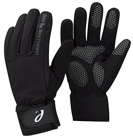 Elite Cycling Project Malmo Waterproof Winter Cycling Gloves Padded Palms Thinsulate Lined
