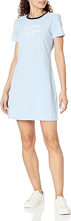 Tommy Hilfiger T-Shirt Short Sleeve Cotton Summer Dresses for Women