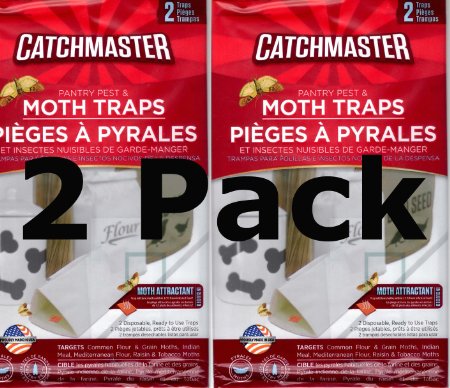 Ap & G Inc Catchmaster 812sd Flour & Grain Moth Pantry Pest Traps 2 Count (Pack of 2)