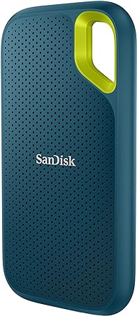 SanDisk 1TB Extreme Portable SSD - Up to 1050MB/s, USB-C, USB 3.2 Gen 2, IP65 Water and dust Resistance, Updated Firmware, Monterey - External Solid State Drive - SDSSDE61-1T00-G25M