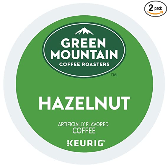 Green Mountain Coffee Hazelnut, K-Cups For Keurig Brewers, 24-Count Boxes (Pack of 2)