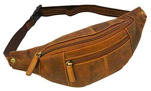 Visconti 721 Genuine Soft Leather Bumbag Fanny Pack Waist Pouch