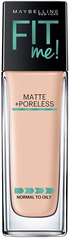 Maybelline New York Fit Me Matte Poreless Liquid Foundation, 115 Ivory, 30ml