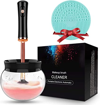 Hangsun Makeup Brush Cleaner and Dryer Machine Electric Cosmetic Make Up Brush Cleaning Tool to Wash Dry in Seconds