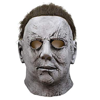 NECHARI Cosplay Halloween Mask Melting Face Overhead Latex Costume Halloween Scary Mask Spoof Mask Tricky Game Toy