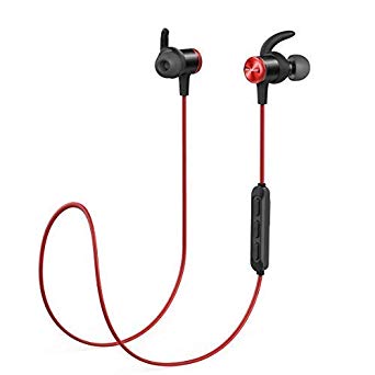 Anker Soundcore Spirit Sports Earphones, with Wireless Bluetooth, 8-Hour Battery, IPX7 SweatGuard Technology, Secure Fit for Sport and Workouts, with Mic