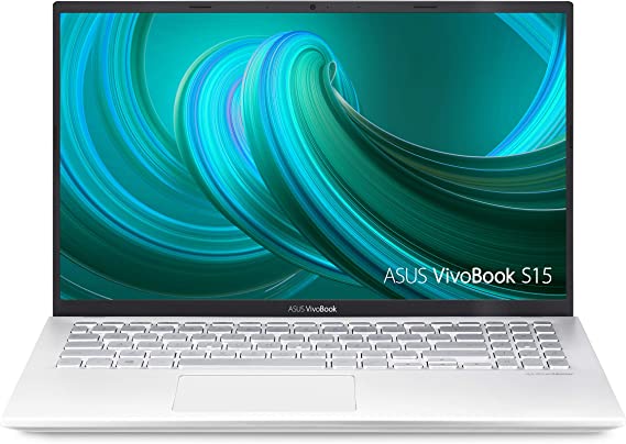 ASUS VivoBook S512 Thin and Light Laptop, 15.6” FHD, Intel Core i7-10510U CPU, 8GB DDR4 RAM, 256GB PCIe SSD   1TB HDD, Windows 10 Home, S512FA-DS71, Silver Metal