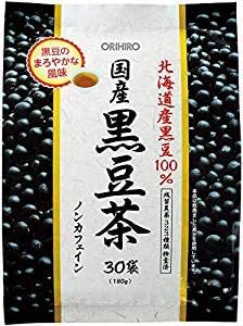 Orihiro Japan Black soybean tea 30packs Kuromame 100％